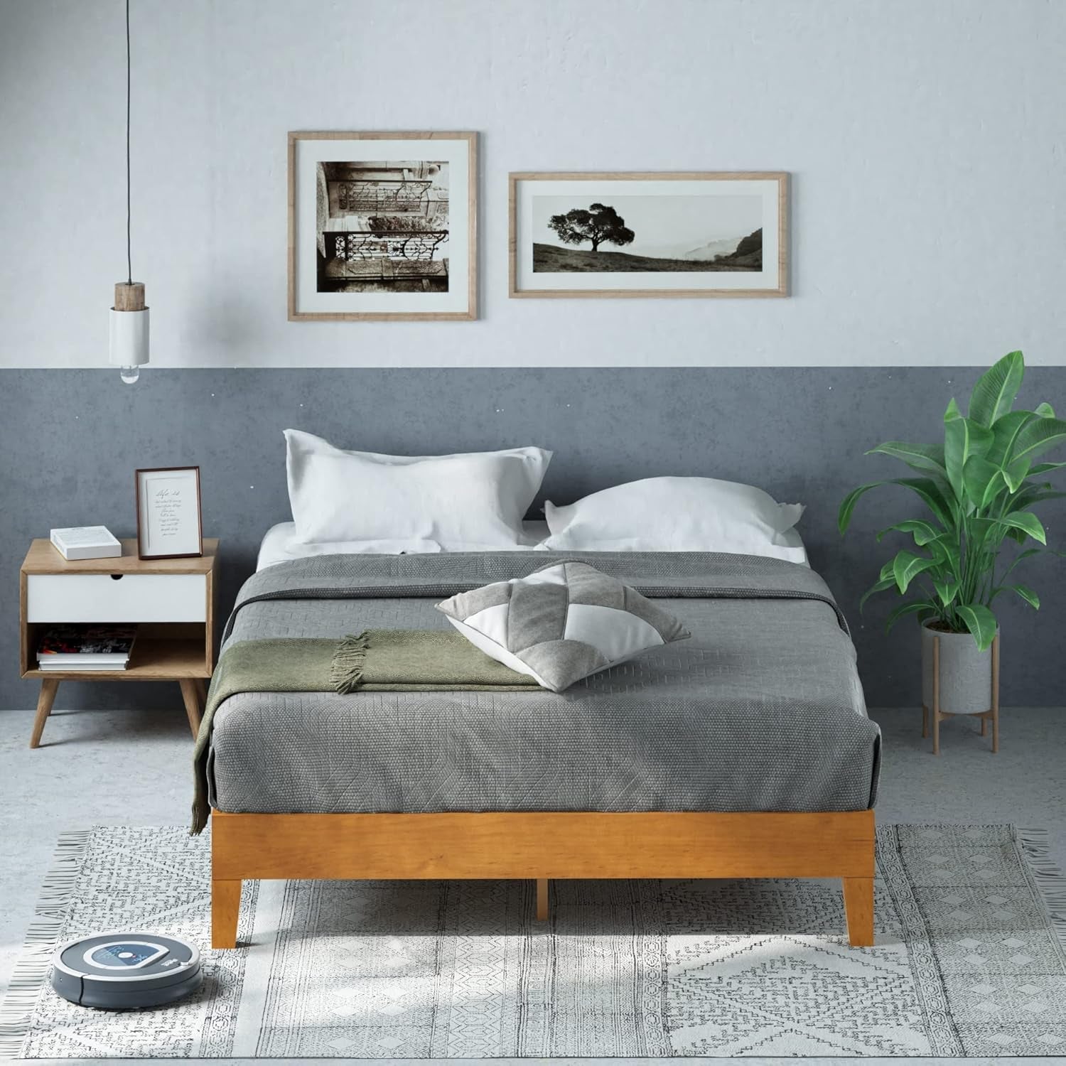 12-inch-deluxe-wood-platform-bed-no-boxspring-needed-wood-slat-support-rustic-pine-finish-queen-olb-pwpbbo-12q