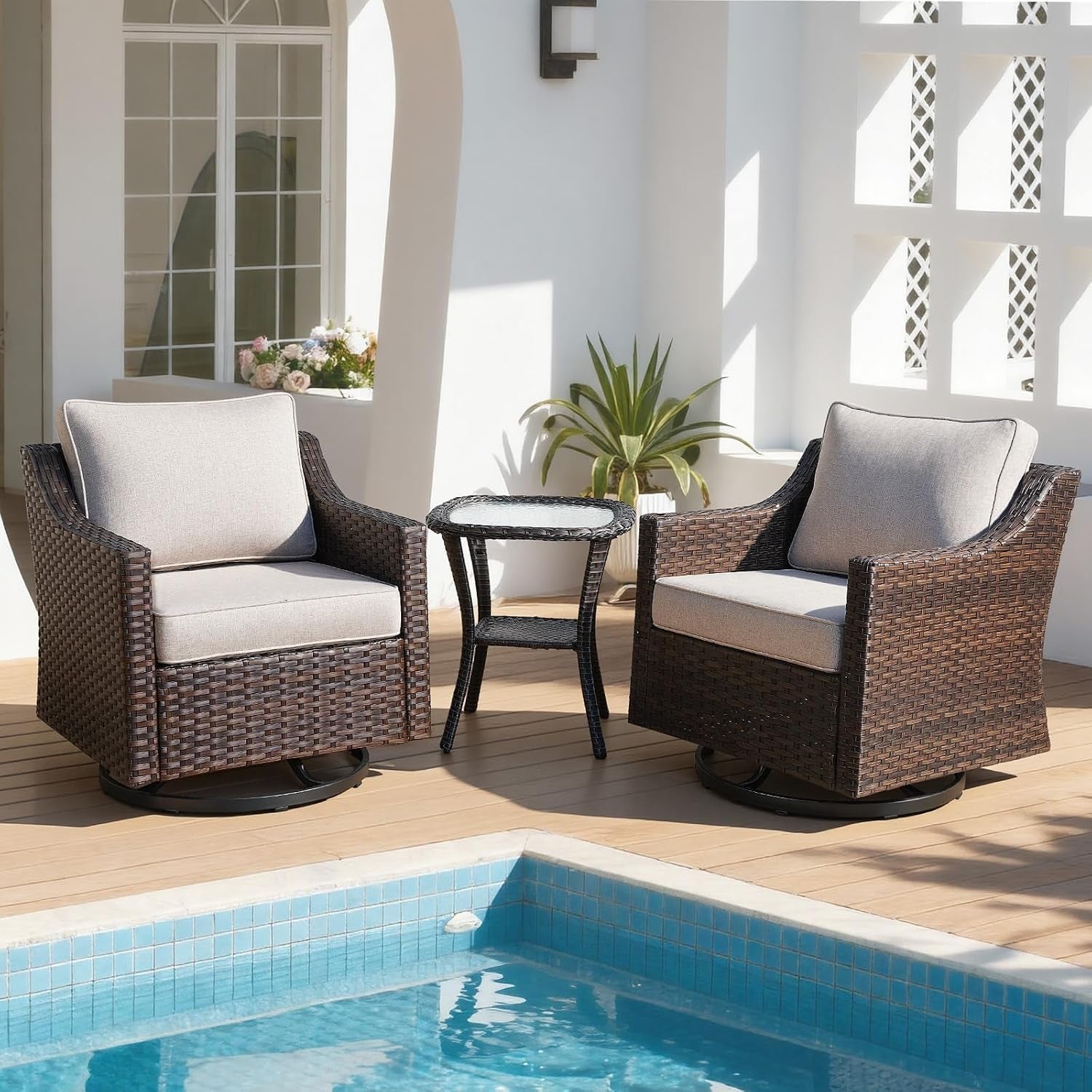patio-furniture-set-3-pieces-luxury-outdoor-bistro-with-swivel-rocker-chairs-and-side-table-easy-assembly-conversation-set-for-porch-deck-balcony-yard-in-brown-wicker-and-beige-cushions
