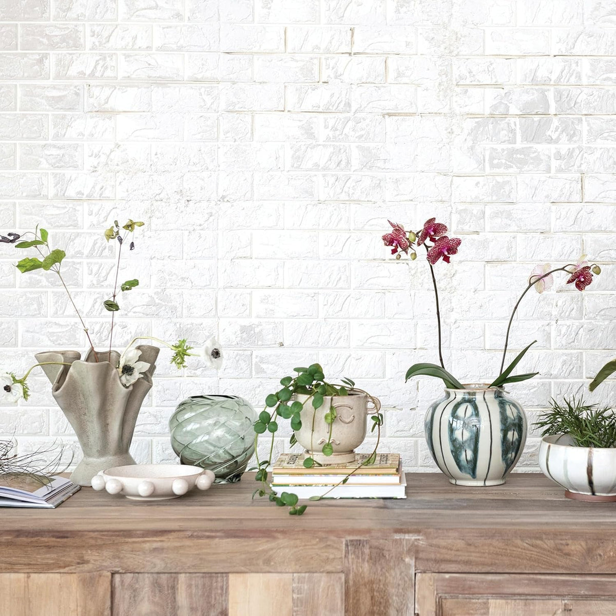 9-75-inches-stoneware-bowl-with-orbs-and-reactive-glaze-cream