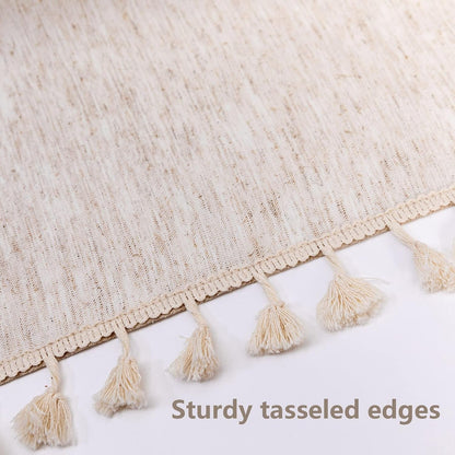 Table Cloth 60 in round Cotton Tablecloth, Waterproof Tablecloth5
