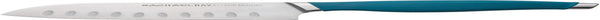 Cutlery Japanese Stainless Steel Knives Set with Sheaths, 8-Inch Chef Knife, 5-Inch Santoku Knife, and 3.5-Inch Paring Knife, Teal4