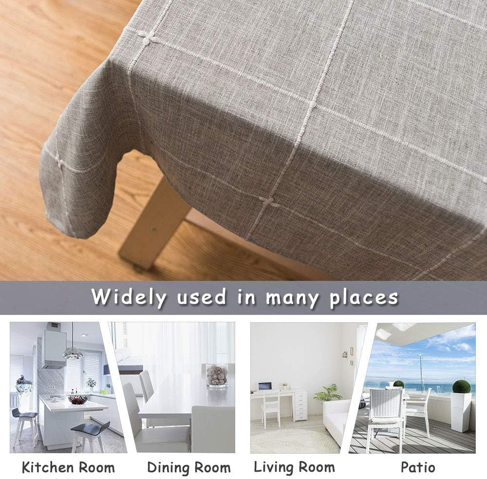 solid-embroidery-lattice-tablecloth-cotton-linen-dust-proof-checkered-table-cover-for-kitchen-dinning-tabletop-decoration-rectangle-oblong-52-x-70-inch-grey