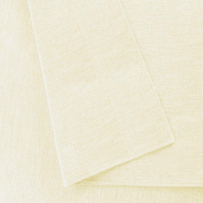2 Pack Faux Linen Square Tablecloth, 60 X 60 Inch, Champagne4