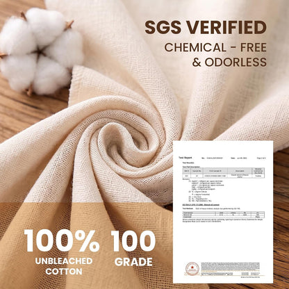 8-Pack Unbleached Cheese Cloths 20X20Inch, Hemmed Cheesecloth for Straining | Grade 100 Fine Mesh, 100% Unbleached Cotton, Reusable & Washable, Food-Grade, Muslin Fabric Strainer for Cooking & Straining4
