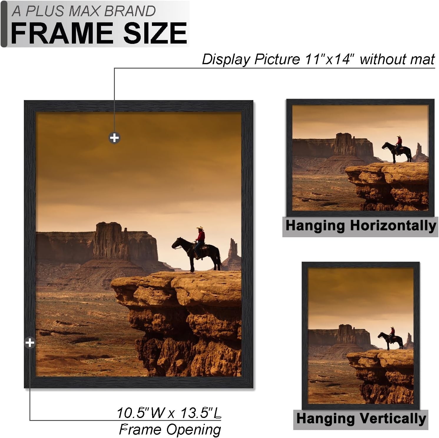 11x14-picture-frame-black-light-weight-wall-mount