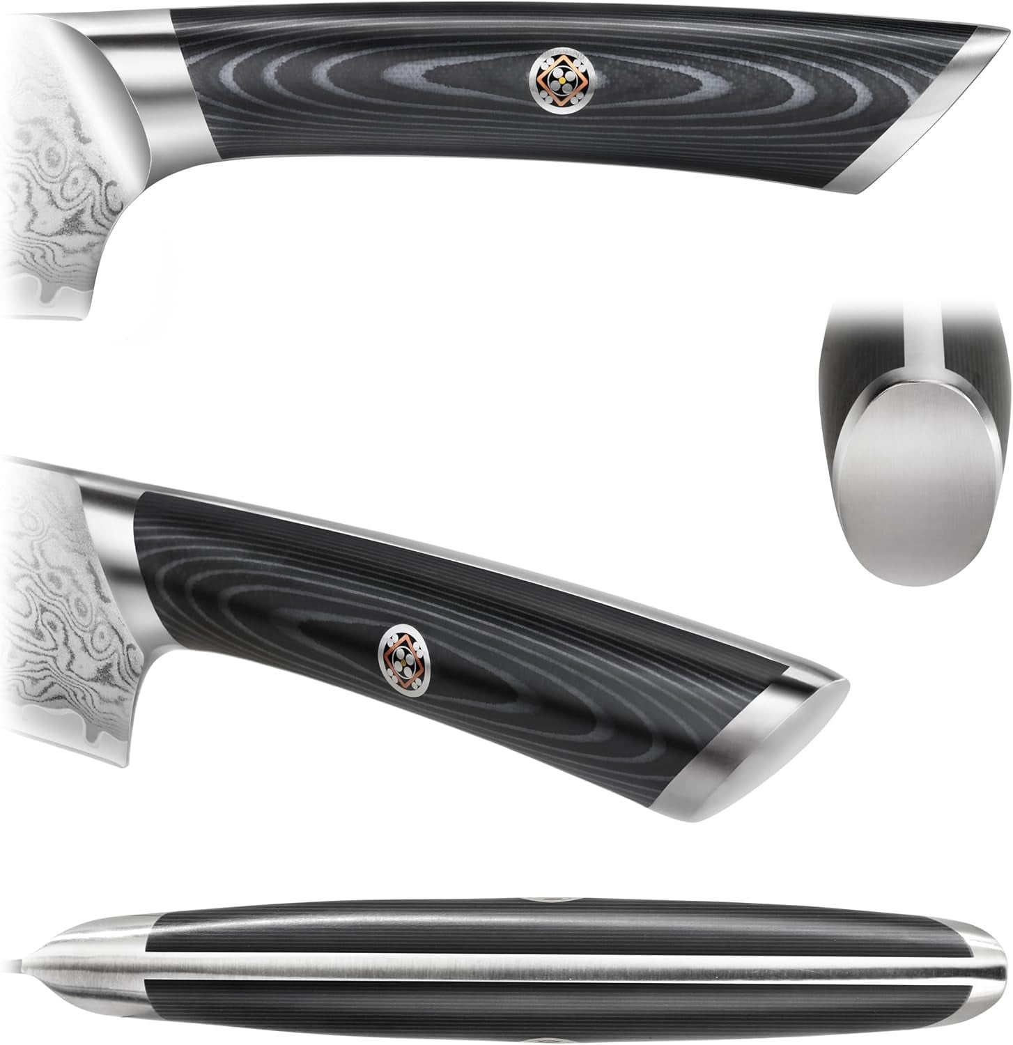kuro-series-5-inch-serrated-utility-knife-with-sheath-high-carbon-x-7-damascus-steel-504289