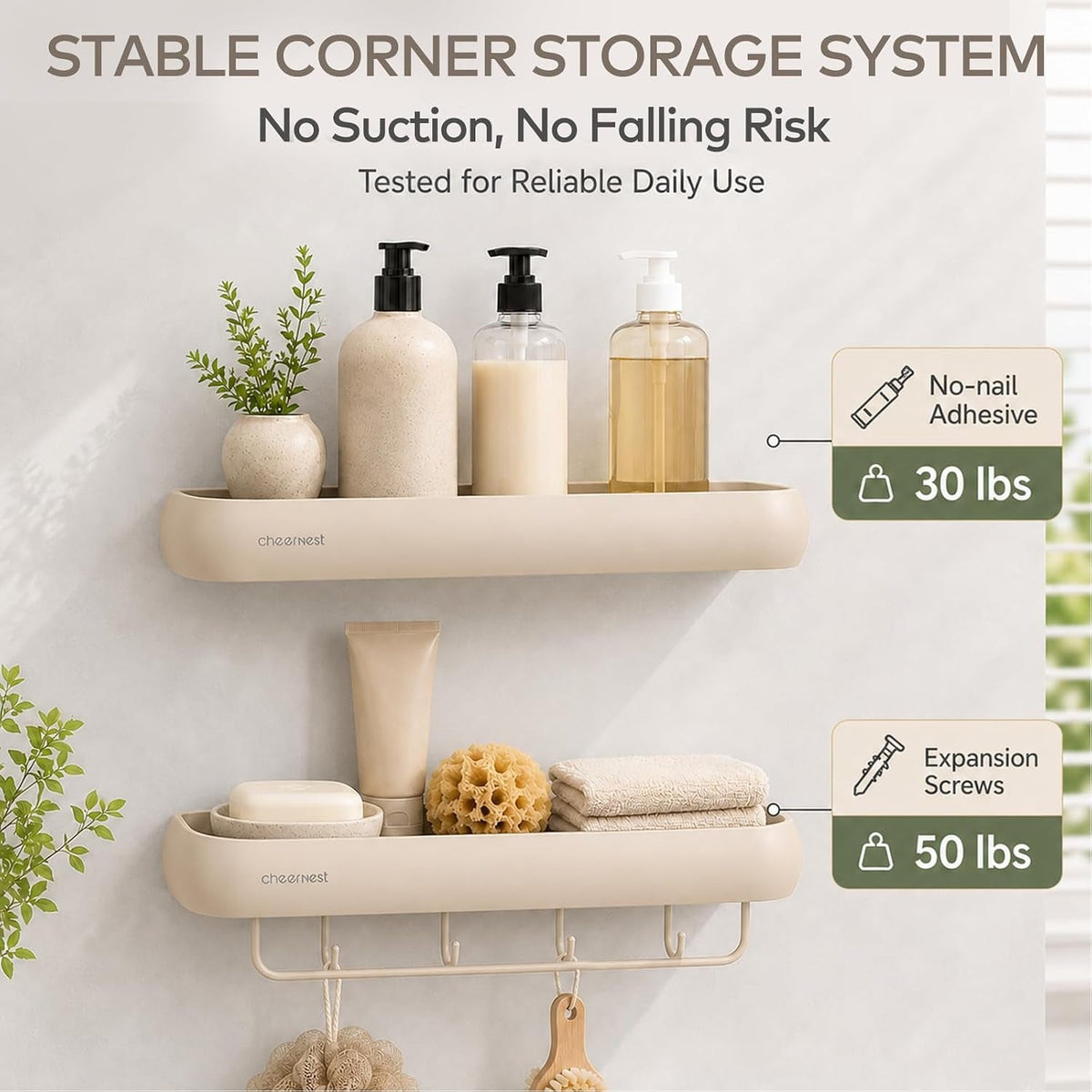 shower-caddy-adhesive-no-drilling-aluminum-bath-organizer-shelf