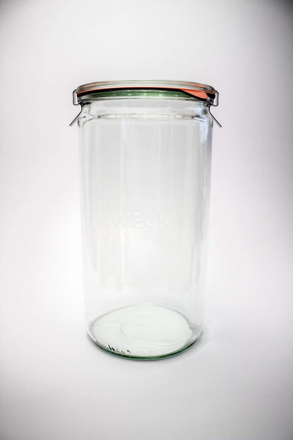 Jar 974 - 1.5L Glass Jars with Large Storage Capacity - Preserving Jars with Airtight Lids Suitable for Pickling - Heat Resistant Canning Jars - Microwave Safe - (1 Jar with Glass Lid) 54 Fl. Oz7