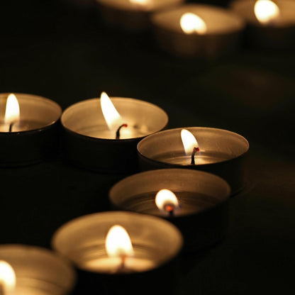Tealight Candles, 100 Pack, 4 Hour Long Burning Tea Lights5