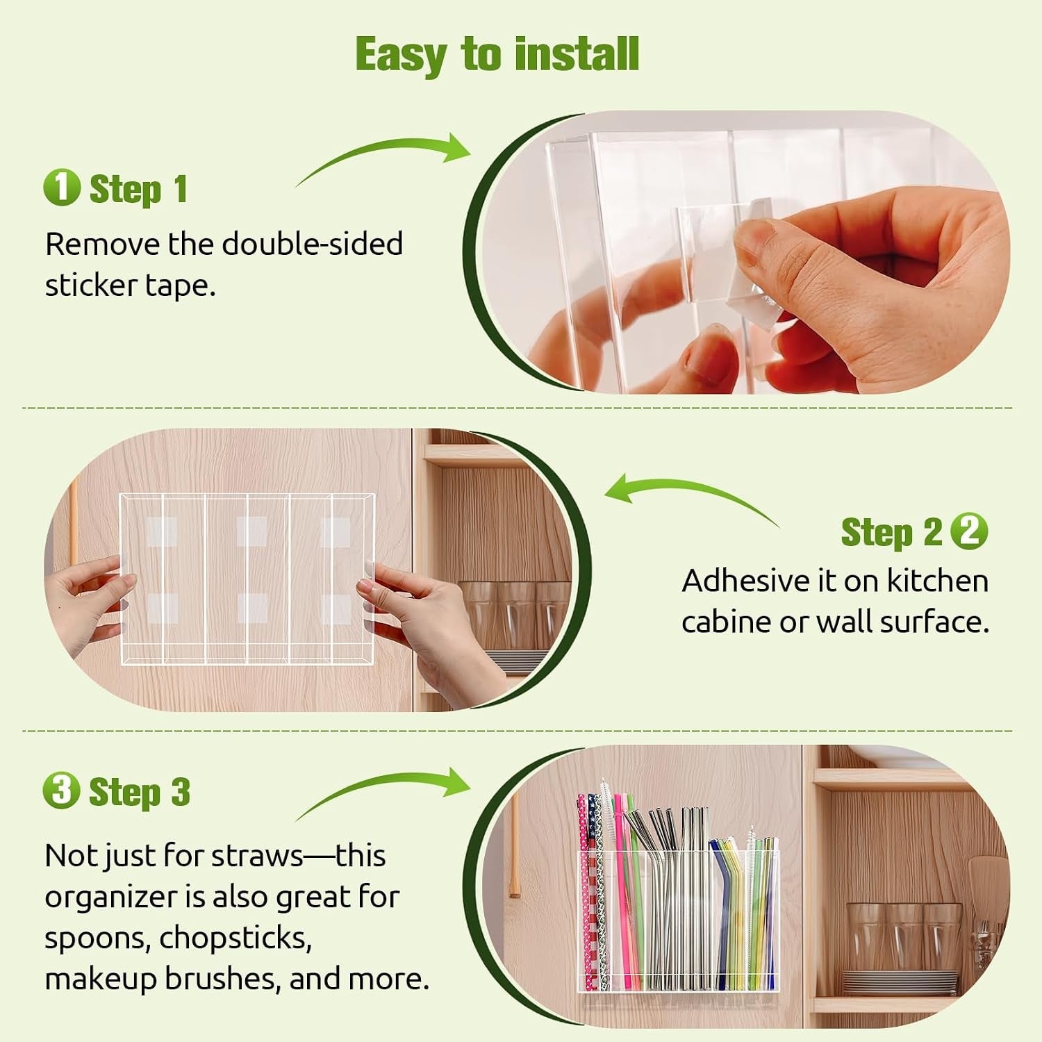 9-6-large-acrylic-straw-holder-for-cabinet-door-6-compartments-easy-to-clean-reusable-tumbler-straw-organizer-storage-small-kitchen-accessories-container-ultra-sticky-cupboard-door-mounted