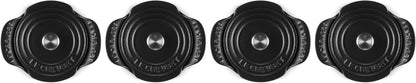 Le Creuset Enameled Cast Iron Mini Cocotte with Lid, .3 Qt., 4P., Licorice | Gourmand Collection4