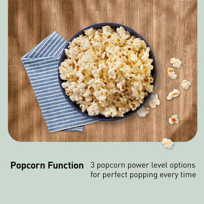 Panasonic NN-SN68KS Compact Microwave Oven with 1200W Power, Sensor Cooking, Popcorn Button, Quick 30Sec & Turbo Defrost, 1.2 Cu.Ft, Stainless Steel12