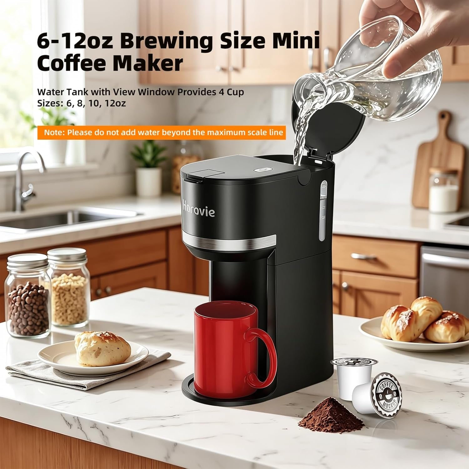 small-single-serve-coffee-maker-for-k-cup-and-grounds-fast-brew-one-cup-coffee-machine-with-one-button-6-to-12-oz-brew-sizes-compact-pod-coffee-maker-perfect-for-home-office-travel-black