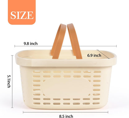 Plastic Shower Caddy, Cream, 1 Pack2