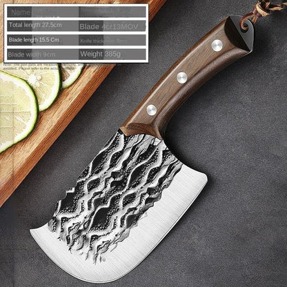 Meat Cleaver, Forged Chopper Dual Purpose Splitting Knife Specialized Butcher'S Knife Meat Chopper Boning Meat Cutting Knives3