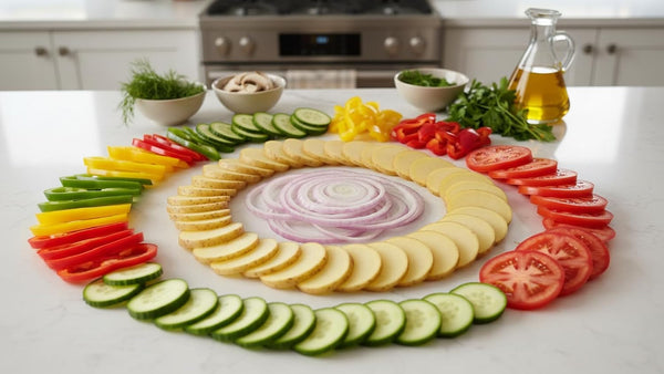 Large Onion Holder for Slicing, Food Slicing Guide with Safe Storage Cover9