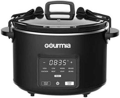 4.5-Qt. Programmable Slow Cooker with 5 One-Touch Presets & Locking Lid, Automatic Keep Warm Switches, Customizable Cooking Time, 5 One-Touch Presets1