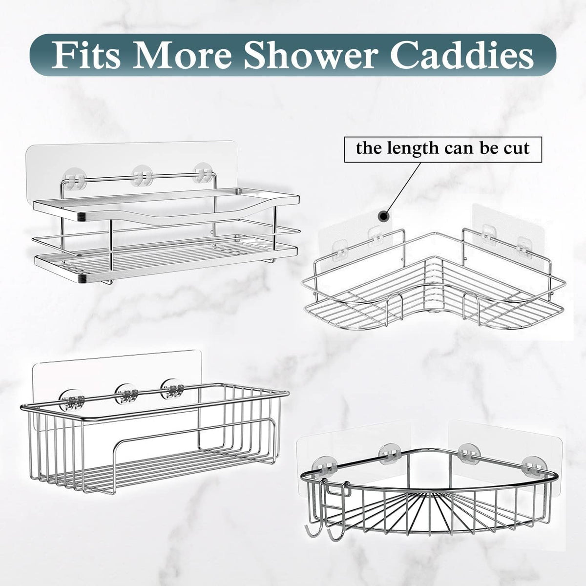 2-pack-transparent-shower-caddy-adhesive-for-replacement-no-drilling-soap-holder-bathroom-storage-shelves-and-kitchen-racks