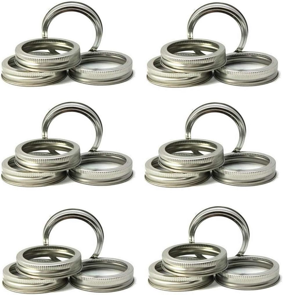 regular-mouth-mason-jar-replacement-rings-or-tops-24pcs-for-tinplate-metal-durable-rustproof-bands-rings-for-mason-jar-jar-canning-jars-storage-set-of-24-regular-mouth
