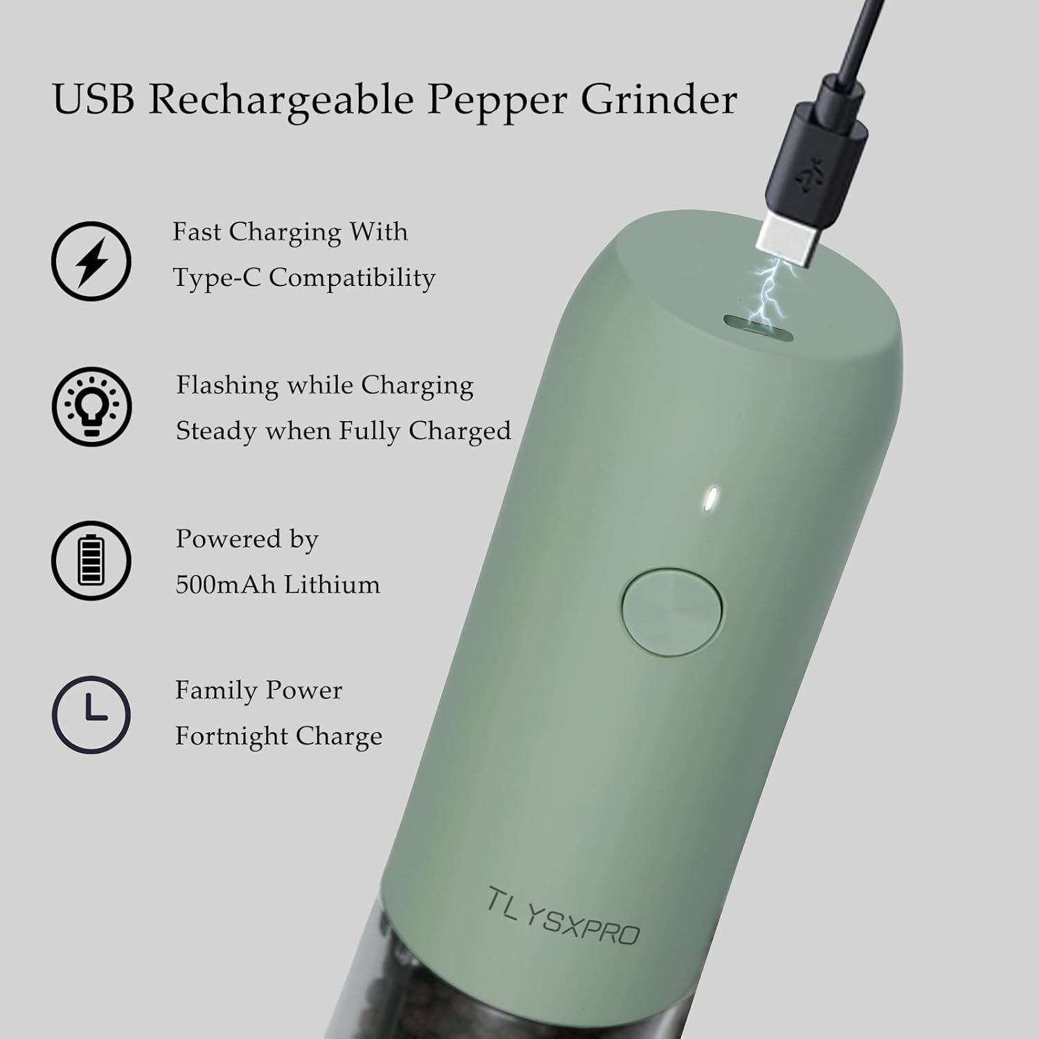 electric-salt-and-pepper-grinder-set-usb-rechargeable-automatic-salt-and-pepper-mill-grinder-with-adjustable-coarseness-electric-salt-shakers-led-light-refillable-2-packs-sage