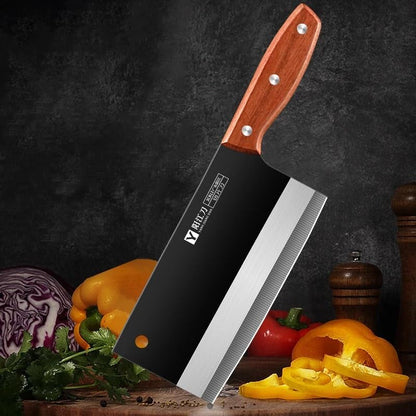 Meat Cleaver,Cleaver Knife 7.5 Inch Kitchen Knives Household Stainless Steel Meat Cleaver, Sharp Chef'S Slicing Knife, Vegetable Cutter, LAMAJIGA58441