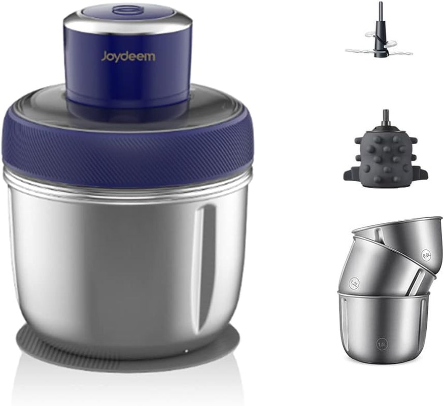 jd-376b-electric-food-processor-meat-grinder-with-garlic-peeler-vegetable-fruit-chopper-with-3-stainless-steel-bowls-blue