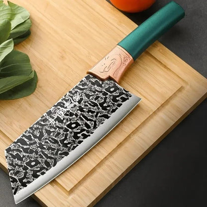 Meat Cleaver,Cleaver Knife 7.5 Inch Stainless Steel Slicing Knife Kitchen Vegetable Knife Super Sharp Chef Special Knife for Restaurants3