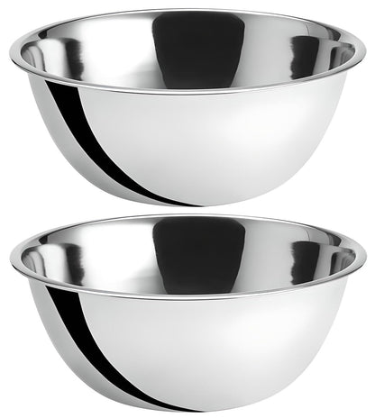 2-Pack 8 Quart Mixing Bowls |13.25-Inch Stainless Steel Bowls1