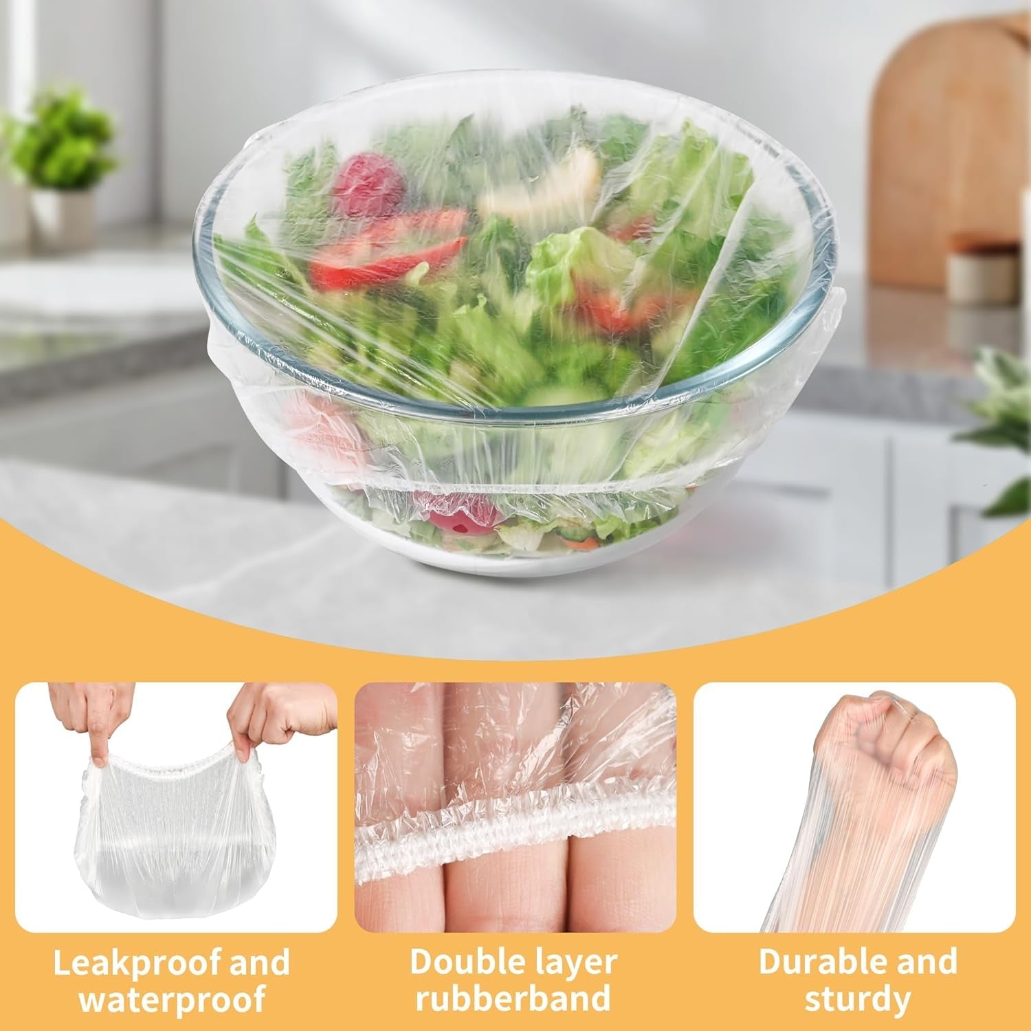 200-bowl-covers-for-bread-proofing-elastic-large-plastic-wrap-for-food-stretch-food-covers-keep-food-fresh-reusable-shower-caps-for-sourdough-bread-baking-essential-supplies-fits-bowls-up-to-11