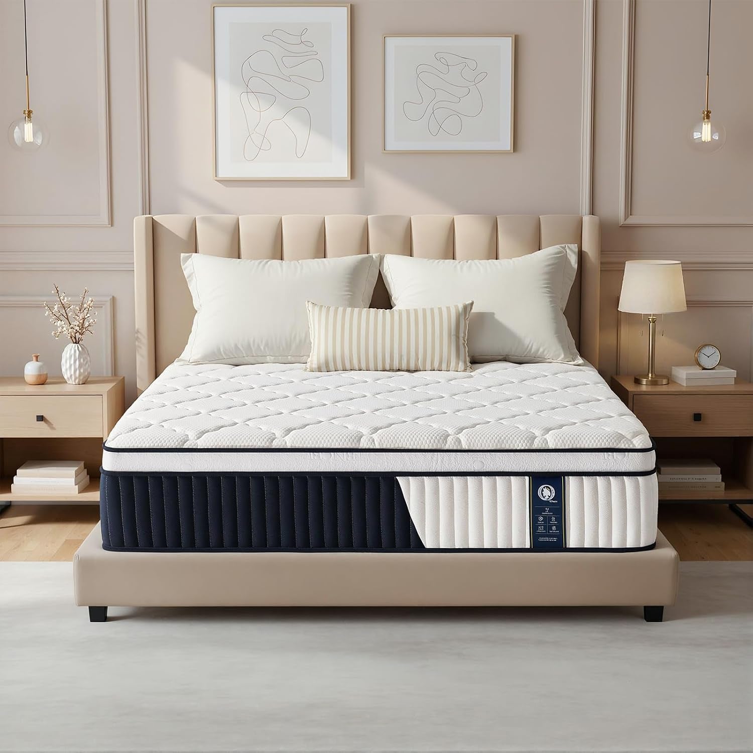 full-size-mattress-12-inch-ultra-comfort-hybrid-mattresses-full-size-foam-with-independent-pocket-springs-mattress-in-a-box-pressure-relief-supportive-medium-firm