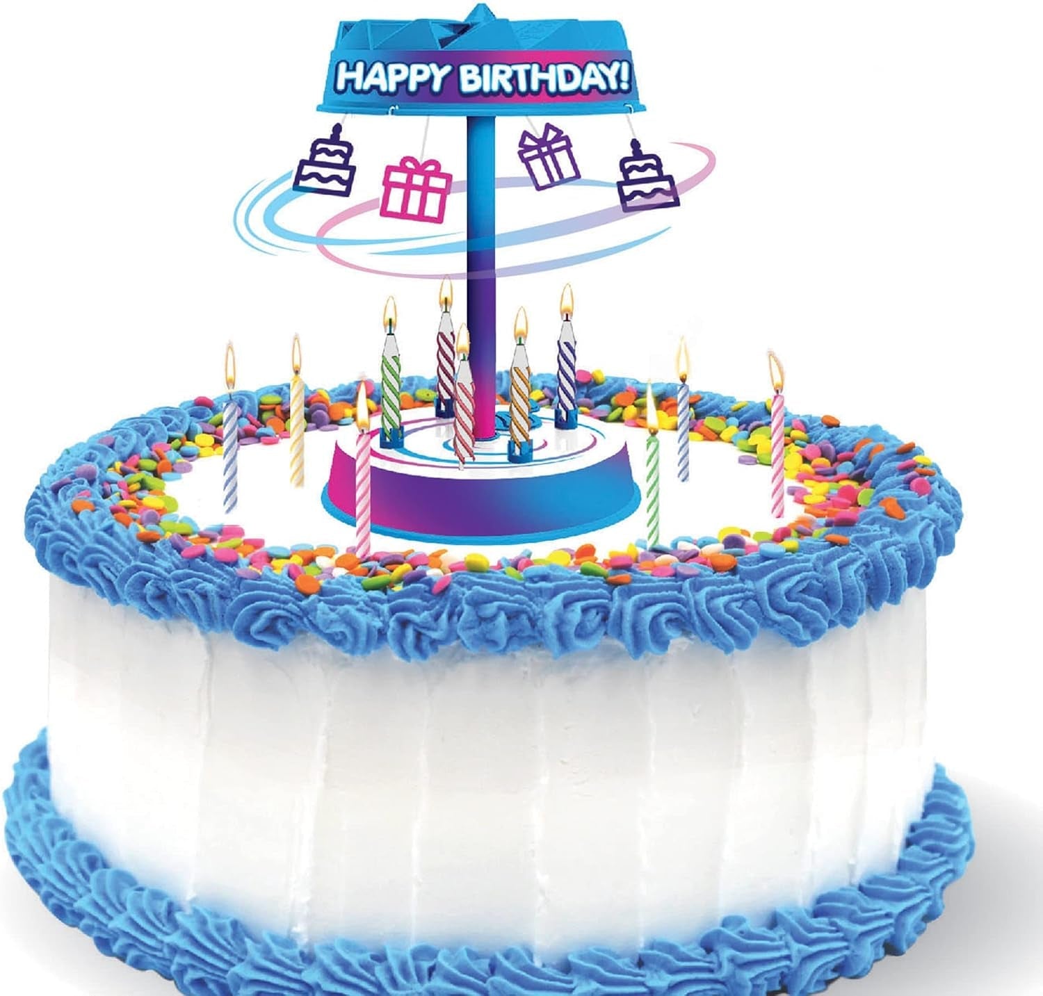 spincredible-candle-singing-candle-powered-spinning-cake-topper-reusable-birthday-candle-fits-any-size-cake-great-for-birthdays-1-count