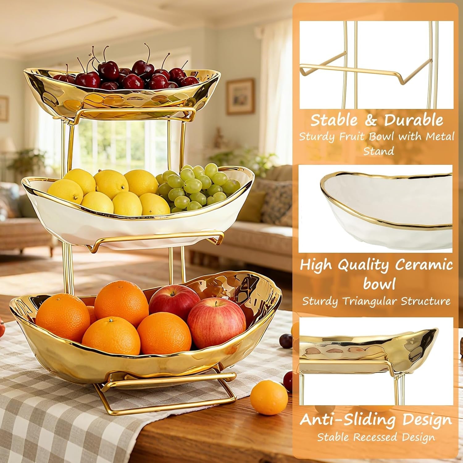 3-tier-ceramic-fruit-bowl-for-kitchen-counter-with-metal-rack-fruit-basket-with-stand-porcelain-bowls-for-vegetable-bread-candy-snack-nuts-dessert-cake-tray-gold-3-layer