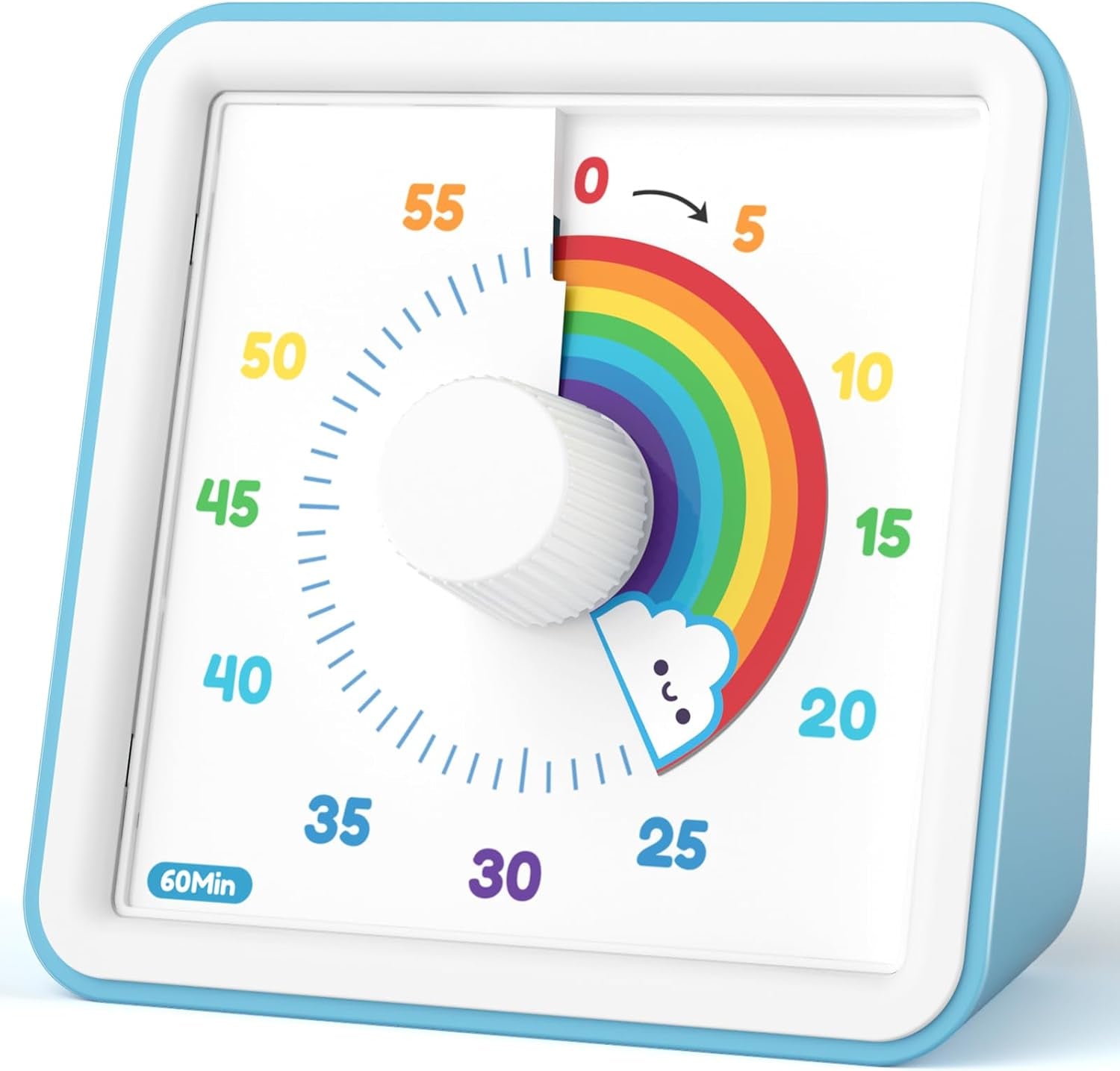 visual-timer-for-kids-60-minute-rainbow-countdown-timer-blue-non-ticking-3-volume-levels-with-mute-function-timer-for-kitchen-cooking-classroom-adhd-2-aaa-batteries-included
