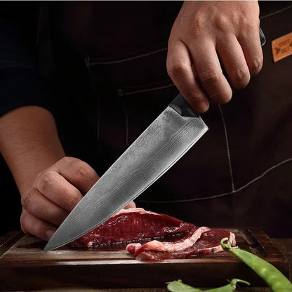 Meat Cleaver, 8 Inch Damascus Steel Beef Knife Multi-Functional Kitchen Knife, Ultra-Sharp High Hardness Kitchen Tools6