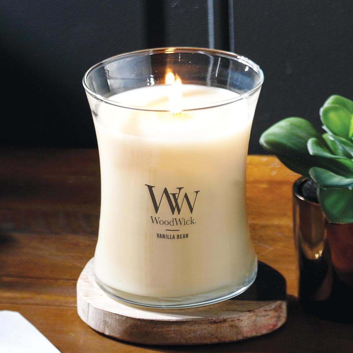 woodwick-vanilla-bean-holiday-candle-gifts-for-women-and-men-9-7-oz-medium-hourglass-candle-with-crackling-wick