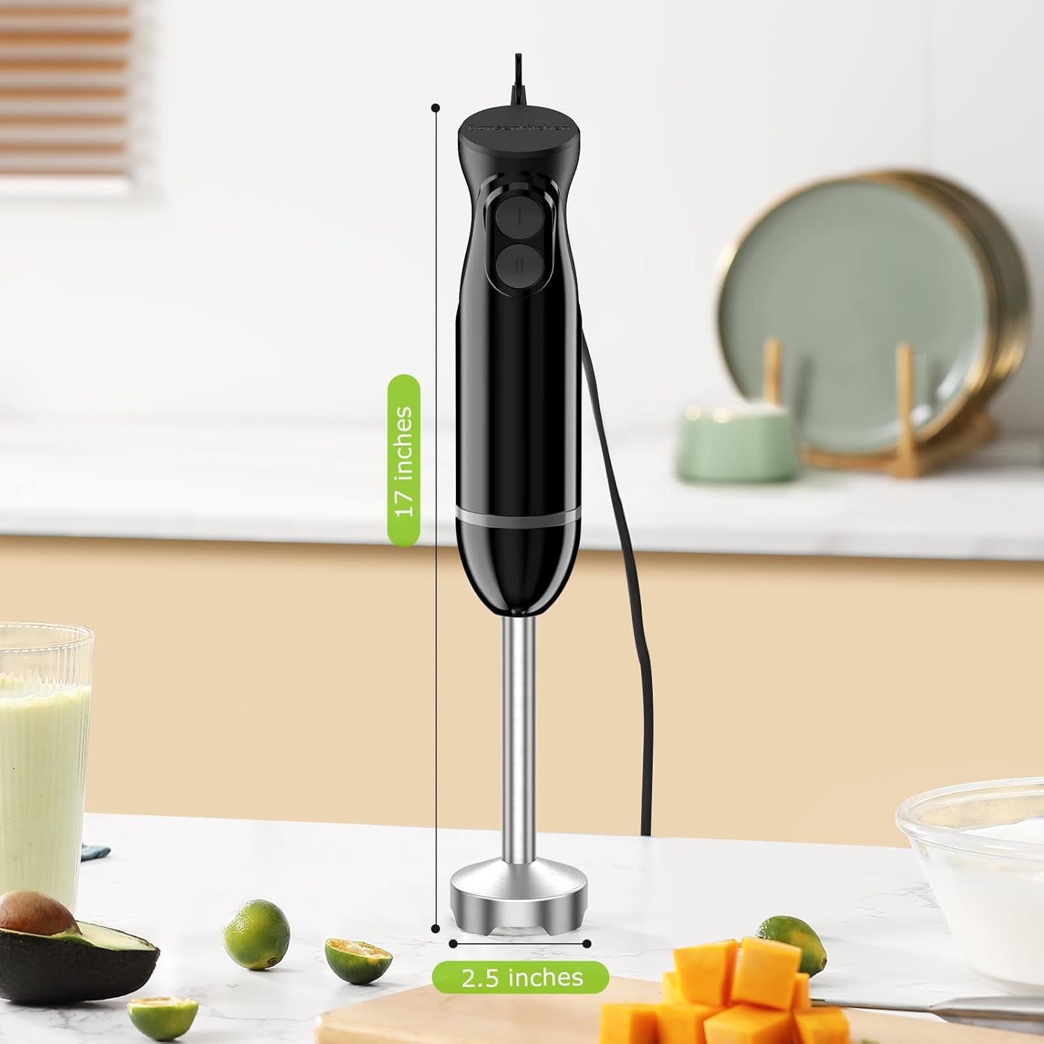 immersion-hand-blender-smoothie-puree-baby-food-electric-handheld-mixer-portable-stick-mixer-with-stainless-steel-blades-for-soup-emulsion-blender-with-2-mixing-speed
