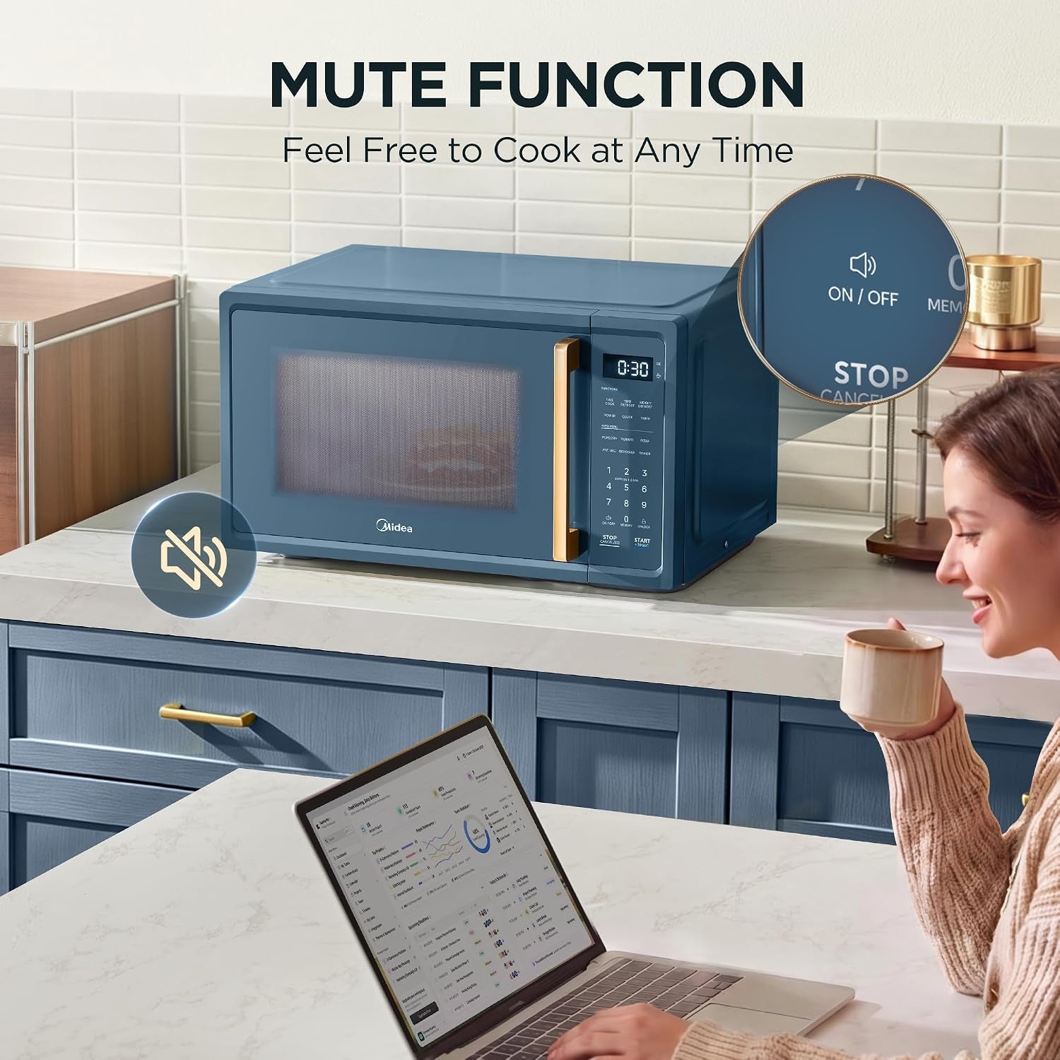 retro-countertop-microwave-1-1-cu-ft-1000w-6-presets-navy-blue-11-power-levels-child-safety-lock-6-preset-menus-easy-to-clean