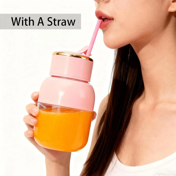 Portable Blender 800Ml USB Rechargeable Smoothie Cup | Bpa-Free Food Grade Material, 2000Mah Battery, Compact 11X16Cm, Detachable for Easy Cleaning, Includes Straw and USB Cable6