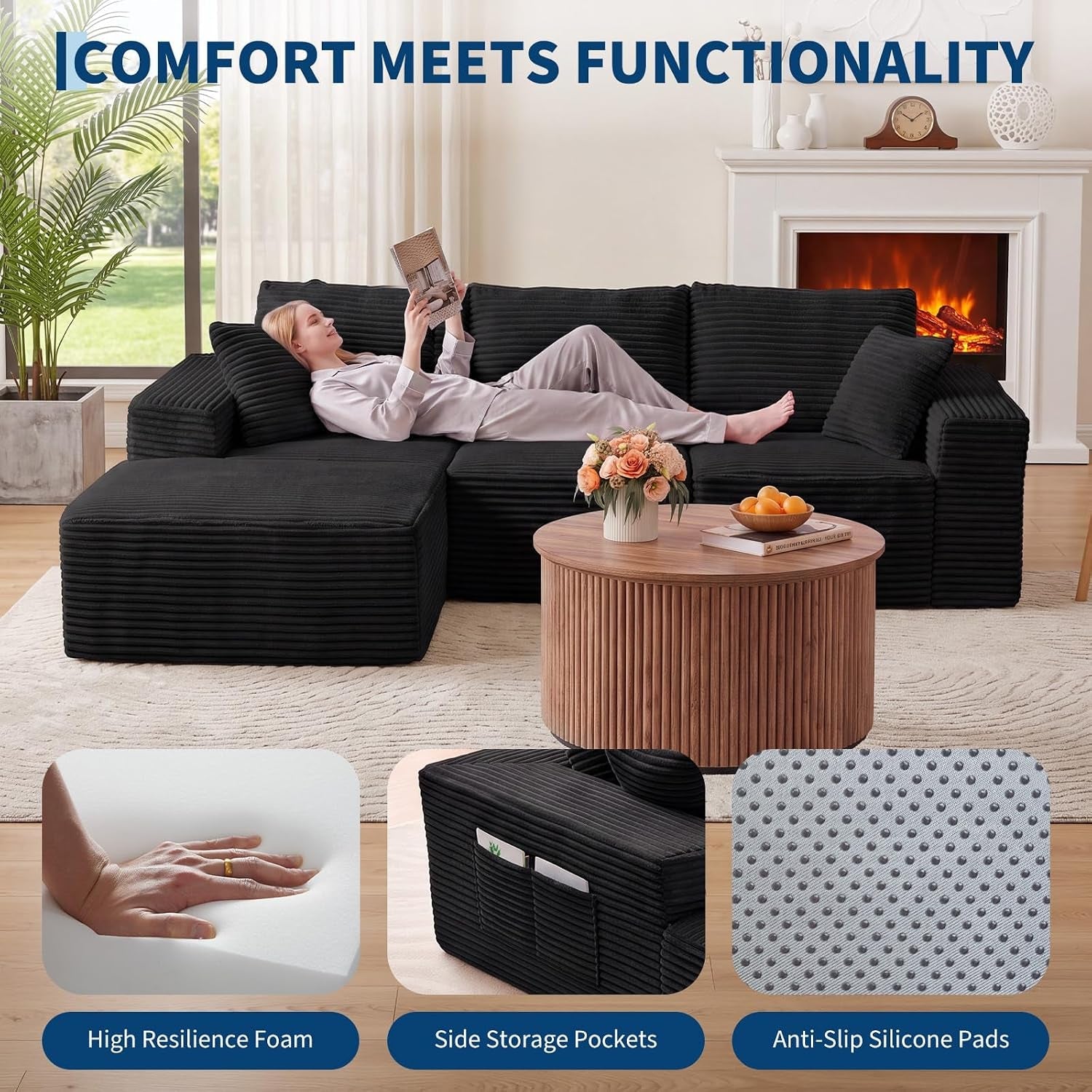 110-boneless-cloud-sectional-couch-for-living-room-l-shaped-3-seater-modular-corduroy-sofa-with-chaise-deep-seated-oversized-boneless-couches-compressed-sofa-in-a-box-no-assembly-black