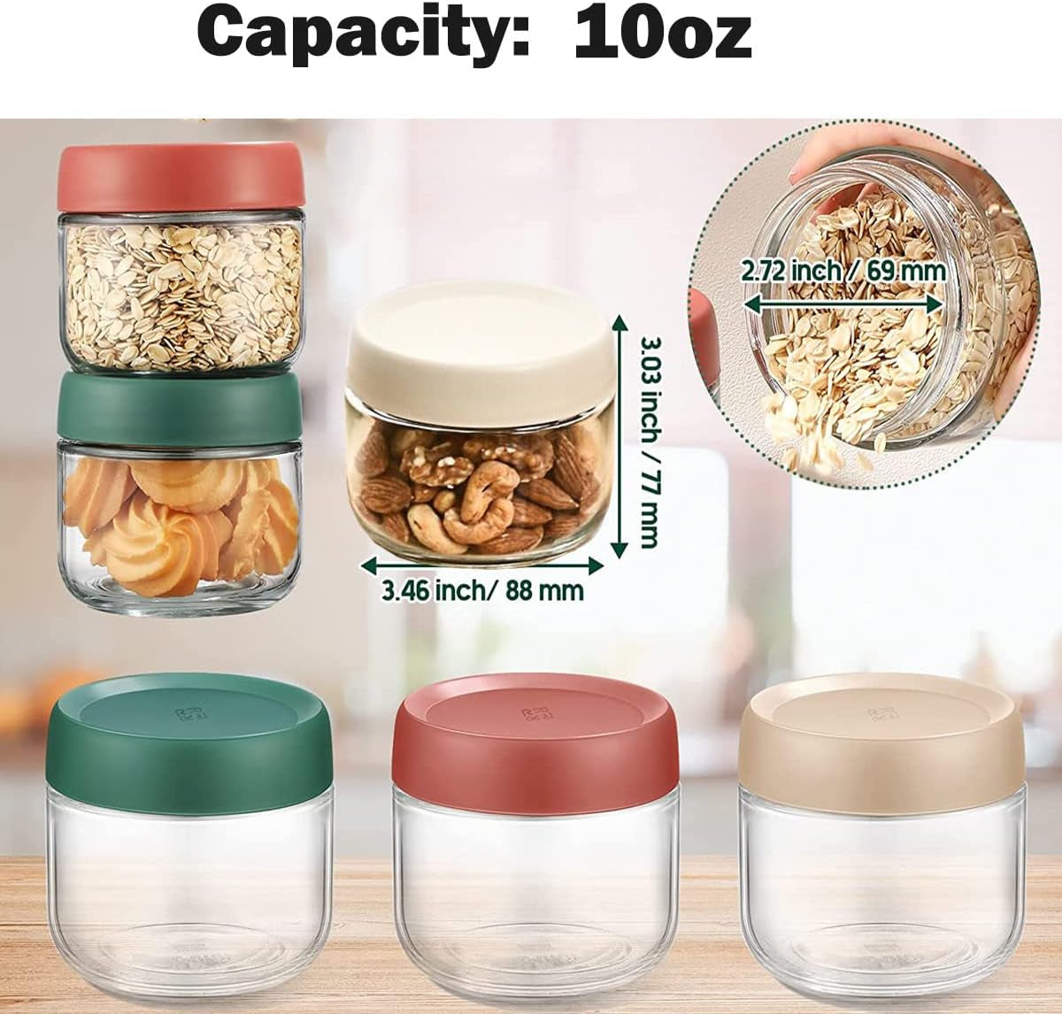 3pack-overnight-oats-containers-with-lids-10oz-glass-jar-with-scew-lid-salad-dressing-fruit-veggies-sauce-snacks-meal-prep-food-containers-spice-jars-wide-mouth-storage-containers