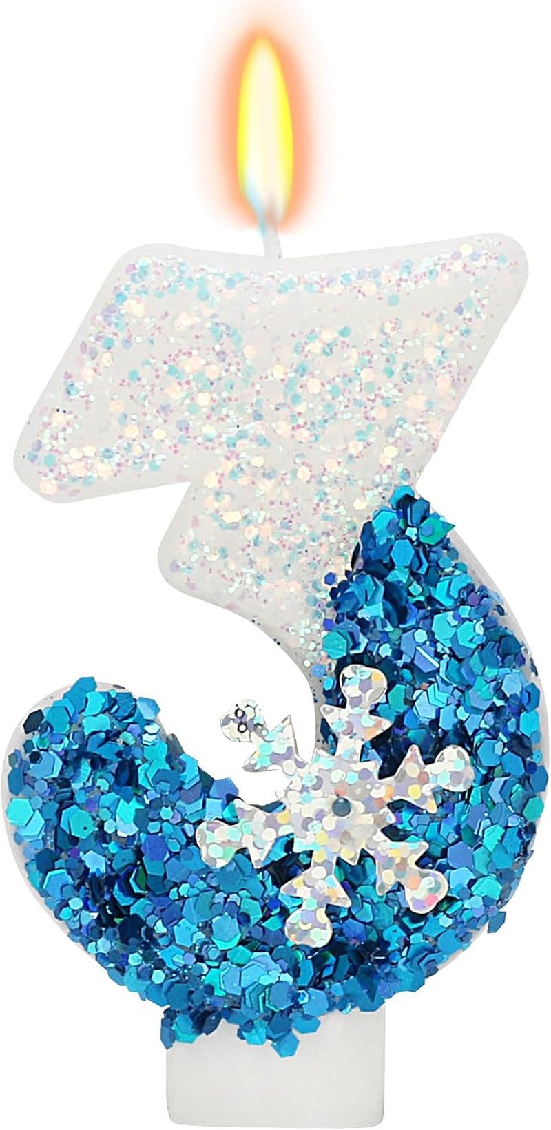 snowflake-number-3-candle-frozen-birthday-party-decorations