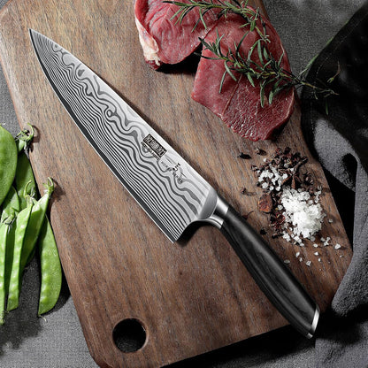 8" Chef Knife, Ultra Sharp High Carbon Powder Steel Kitchen Knife5