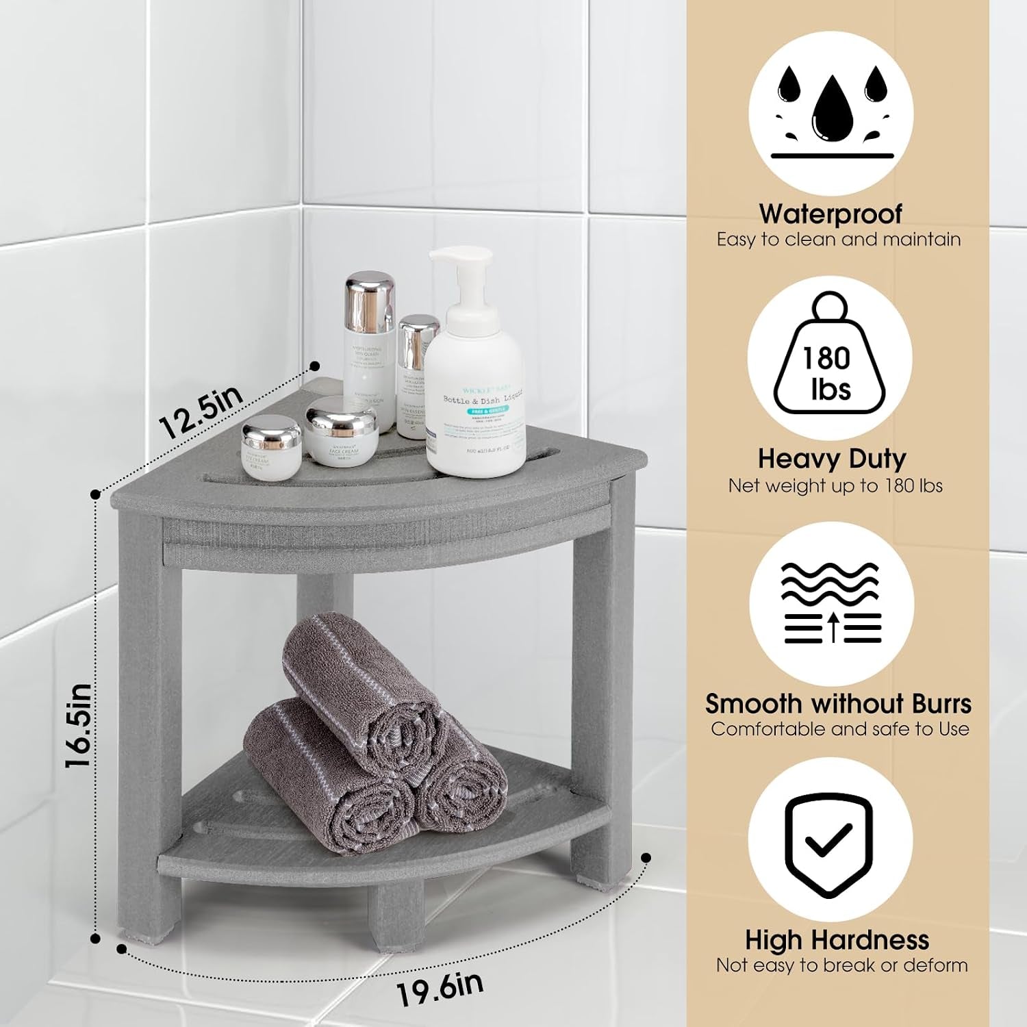 hdpe-corner-shower-stool-shower-bench-seat-with-storage-shelf-for-shaving-legs-plastic-spa-bath-step-foot-rest-for-bathroom-small-place-grey