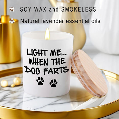 Funny Gifts for Women Lavender Scented Soy Candles for Dog Mom Dog Lovers4