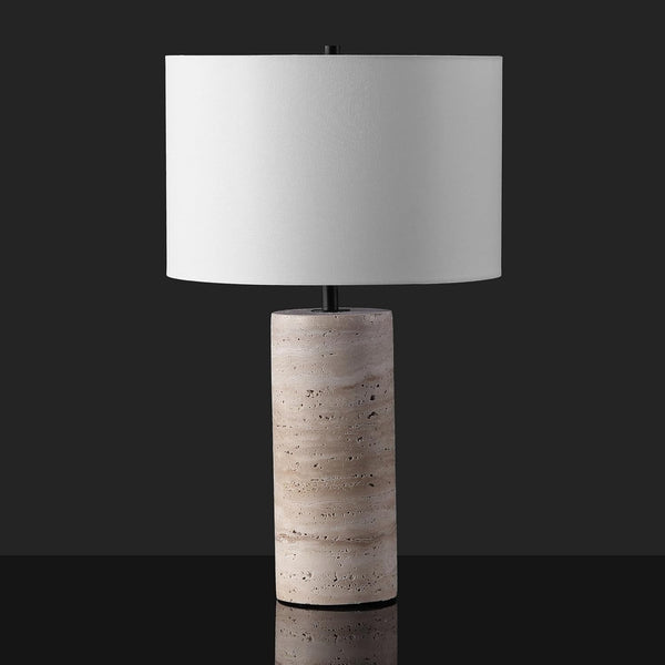 SAFAVIEH Couture Lighting Collection Rynetta Light Brown/White 24-Inch Dimmable Table Lamp for Bedroom Living Room Home Office Desk Nightstand (LED Bulb Included)8