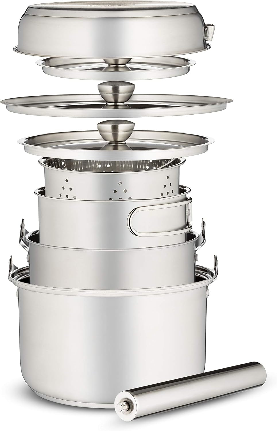 camping-cookware-set-304-stainless-steel-8-piece-pots-pans-open-fire-cooking-kit-frying-pan-steamer-with-travel-tote-bag-compact-for-outdoors-indoors-kitchen-family-campfire-hiking-rv