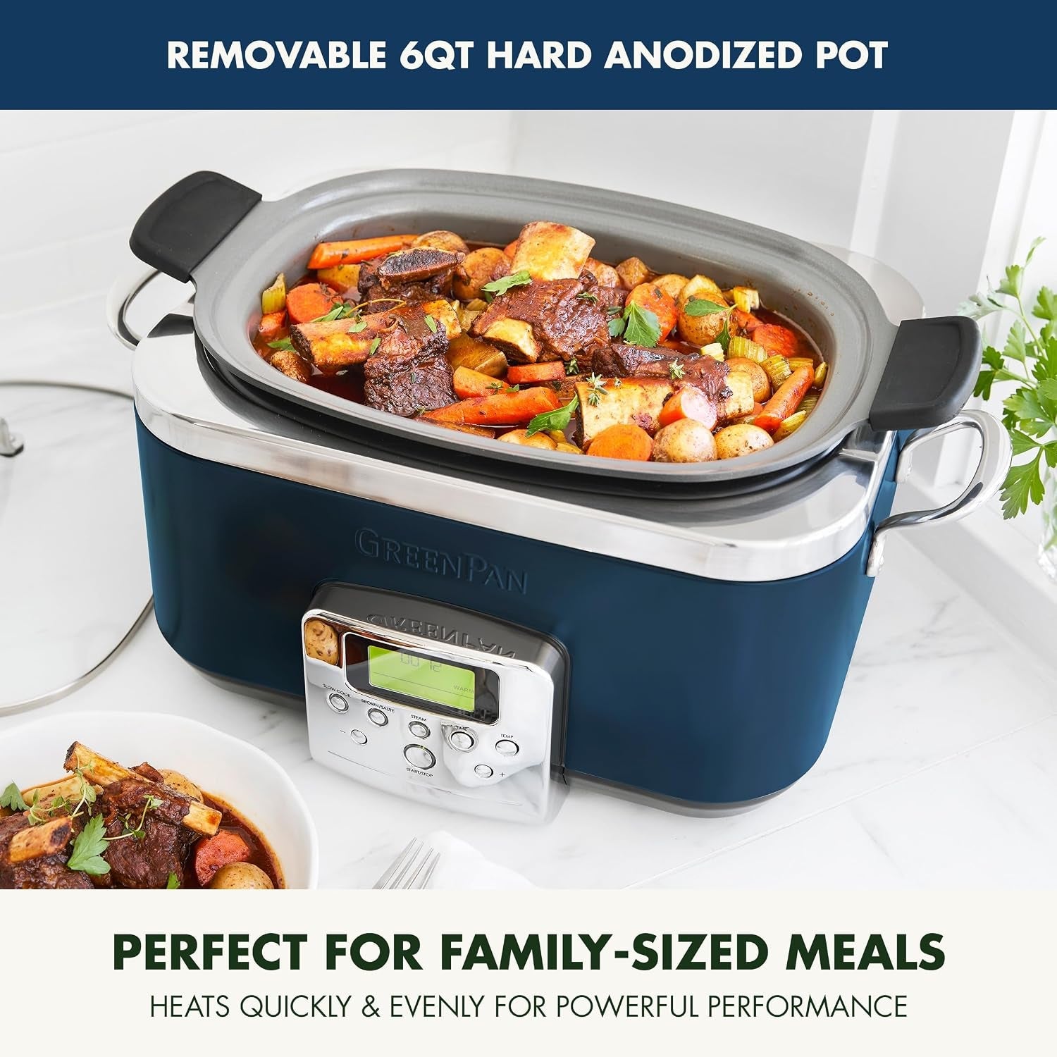 elite-8-in-1-programmable-6qt-electric-slow-cooker-dishwasher-safe-lid-removable-crock-pfas-free-healthy-ceramic-nonstick-multi-cooker-sear-saute-brown-steam-basket-roast-oxford-blue