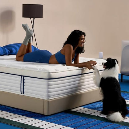 12 Inch Queen Size Mattress, Hybrid Mattress in a Box, Cooling Gel Memory Foam and Individual Pocket Springs for Pressure Relief, Certipur-Us Certified, Medium Firm Feel1