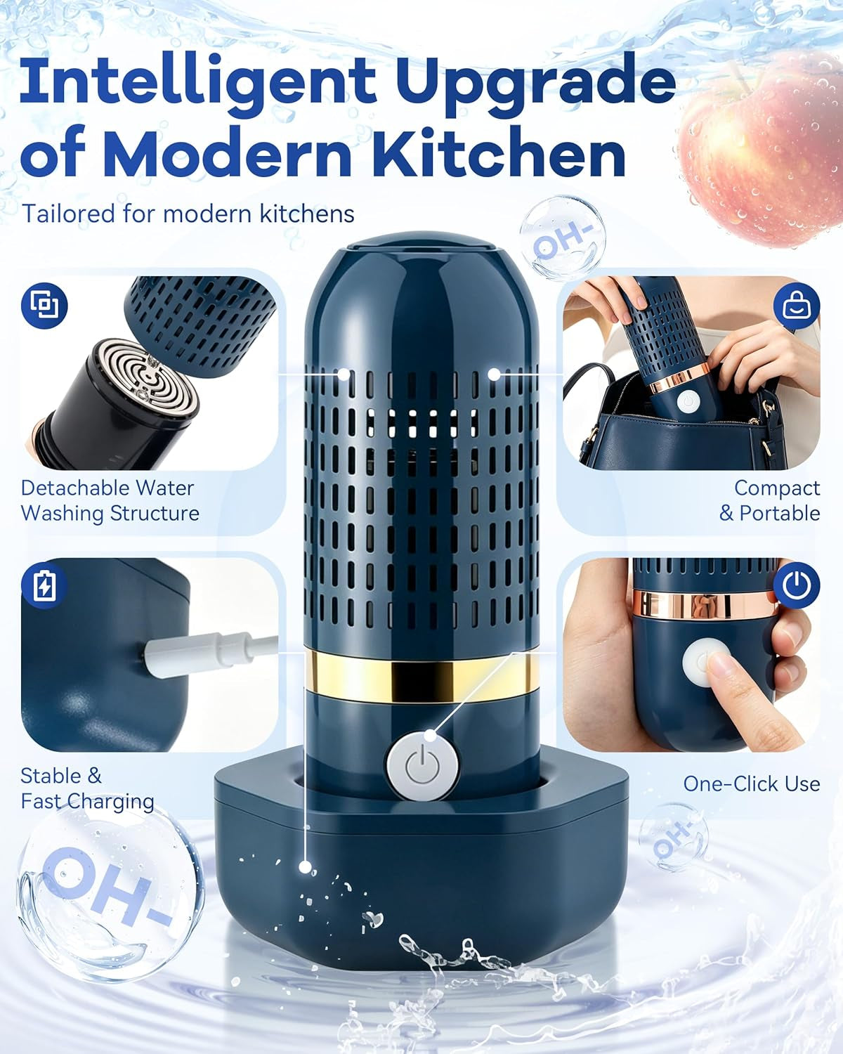 produce-cleaner-upgraded-vegetable-and-fruit-cleaner-powered-by-oh-ion-technology-rechargeable-clean-in-10-minutes-extend-shelf-life-no-chemicals-ipx7-waterproof-for-meat-seafood-blue