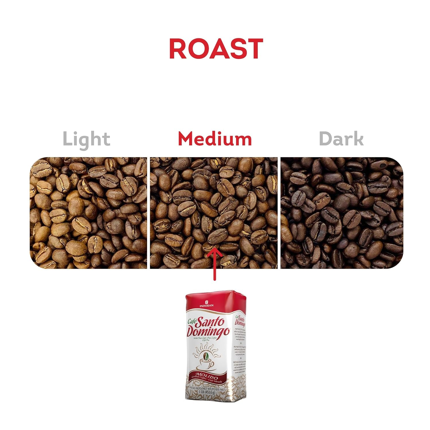 cafe-santo-domingo-ground-coffee-medium-roast-16-oz-pack-of-4-from-the-dominican-republic